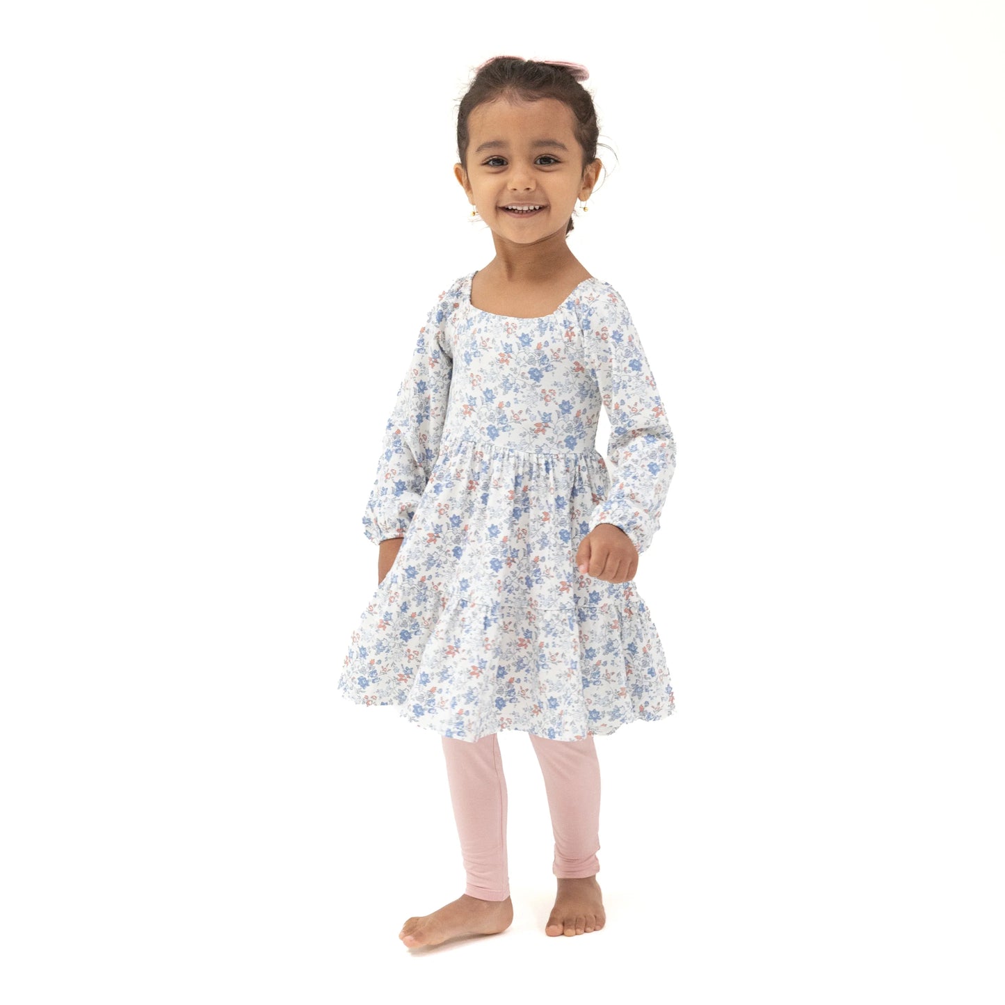 Cap Sleeve Dress & Bamboo Legging Set | Country Girl Floral