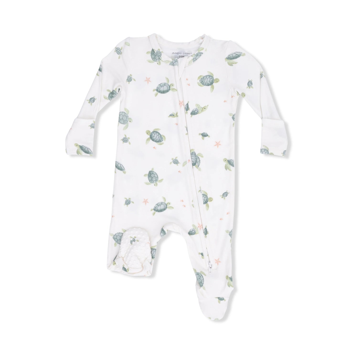 2 Way Zipper Footie | Sea Turtle