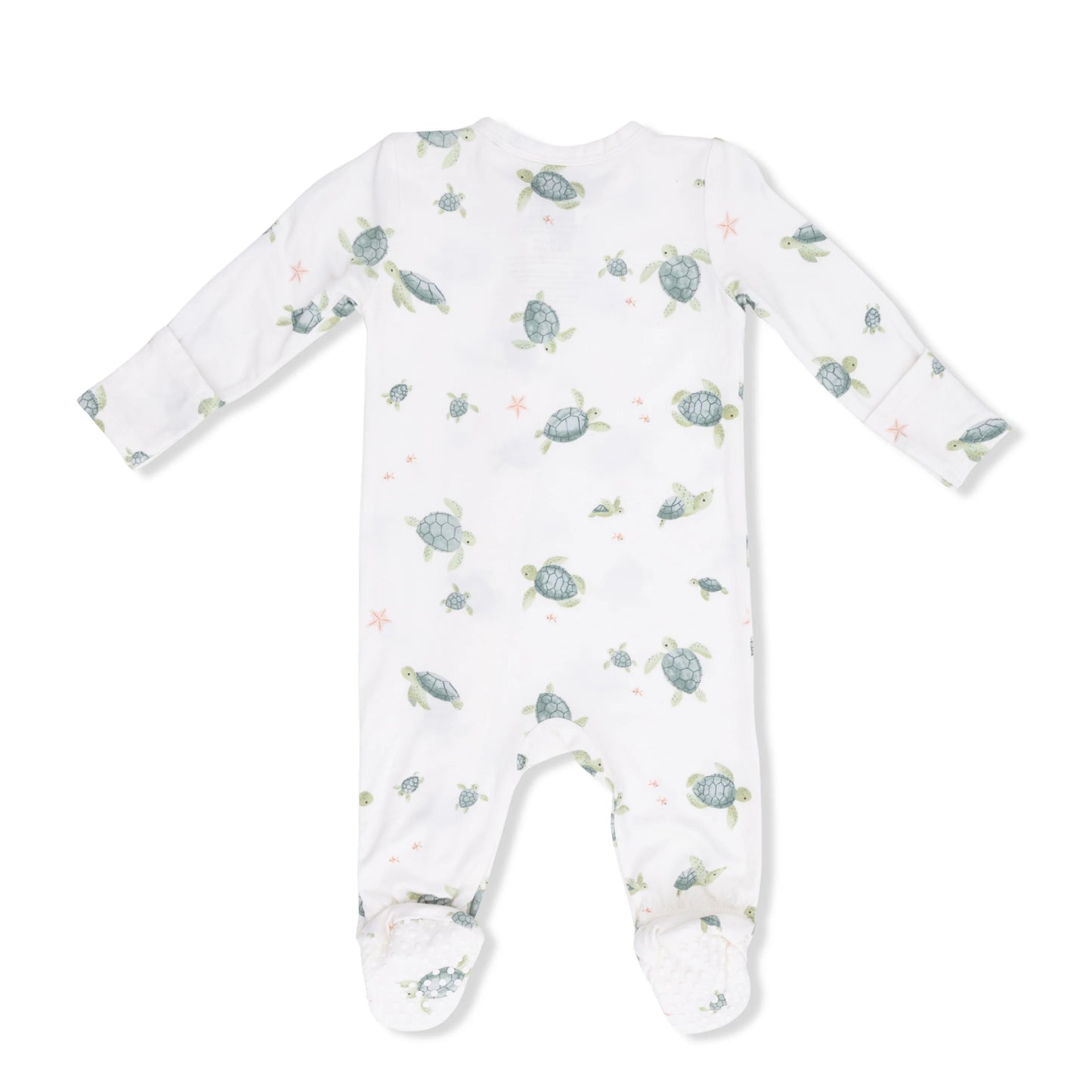 2 Way Zipper Footie | Sea Turtle