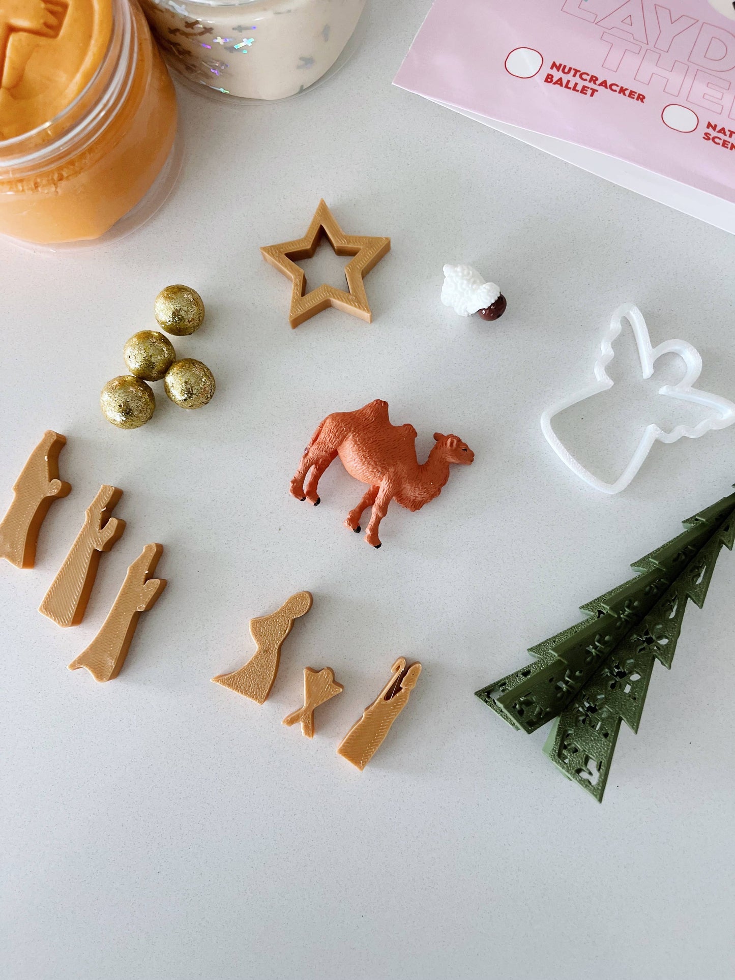 Nativity Scene Playdough Bag