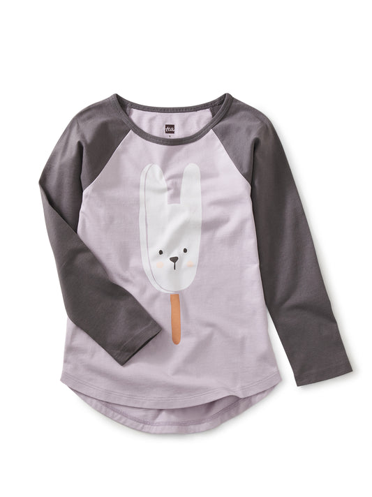 Bunny Pop Raglan Graphic Tee