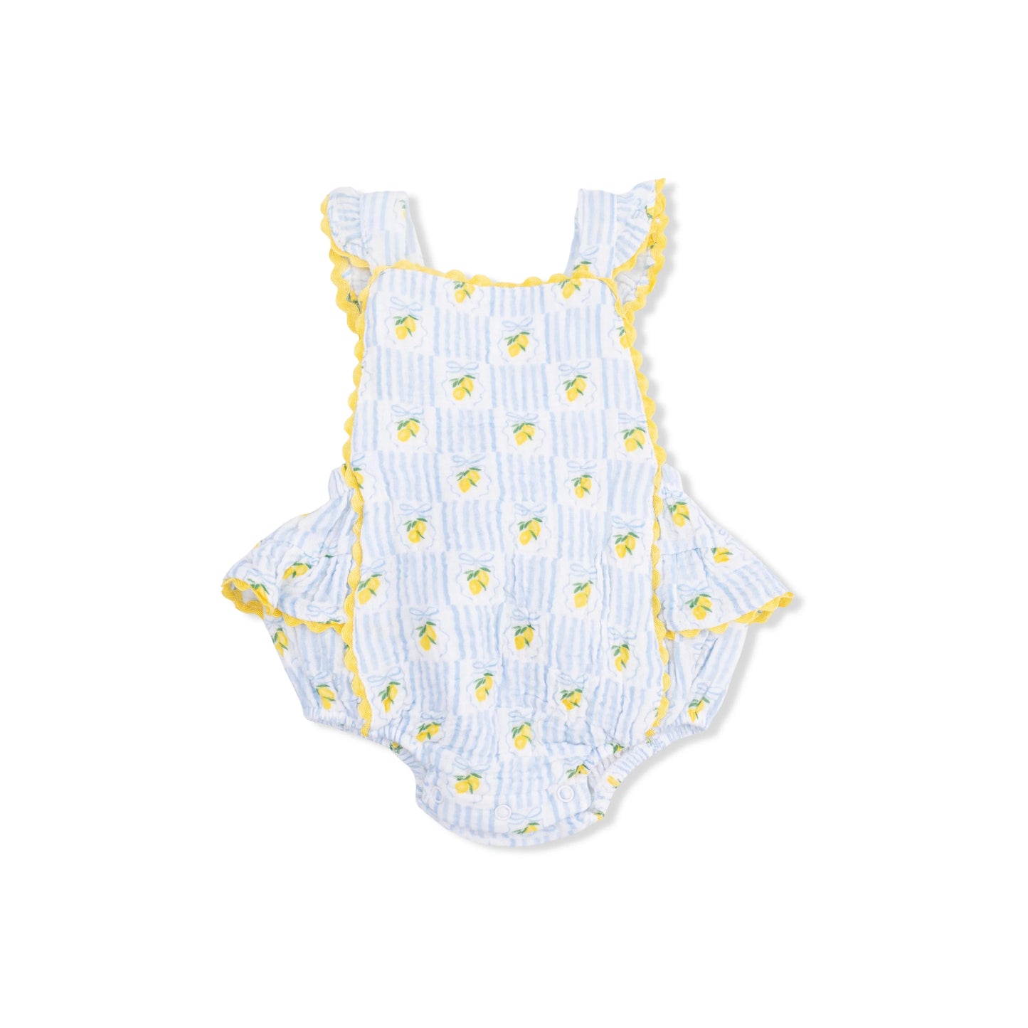 Ric Rac Ruffle Sunsuit | Lovely Lemons
