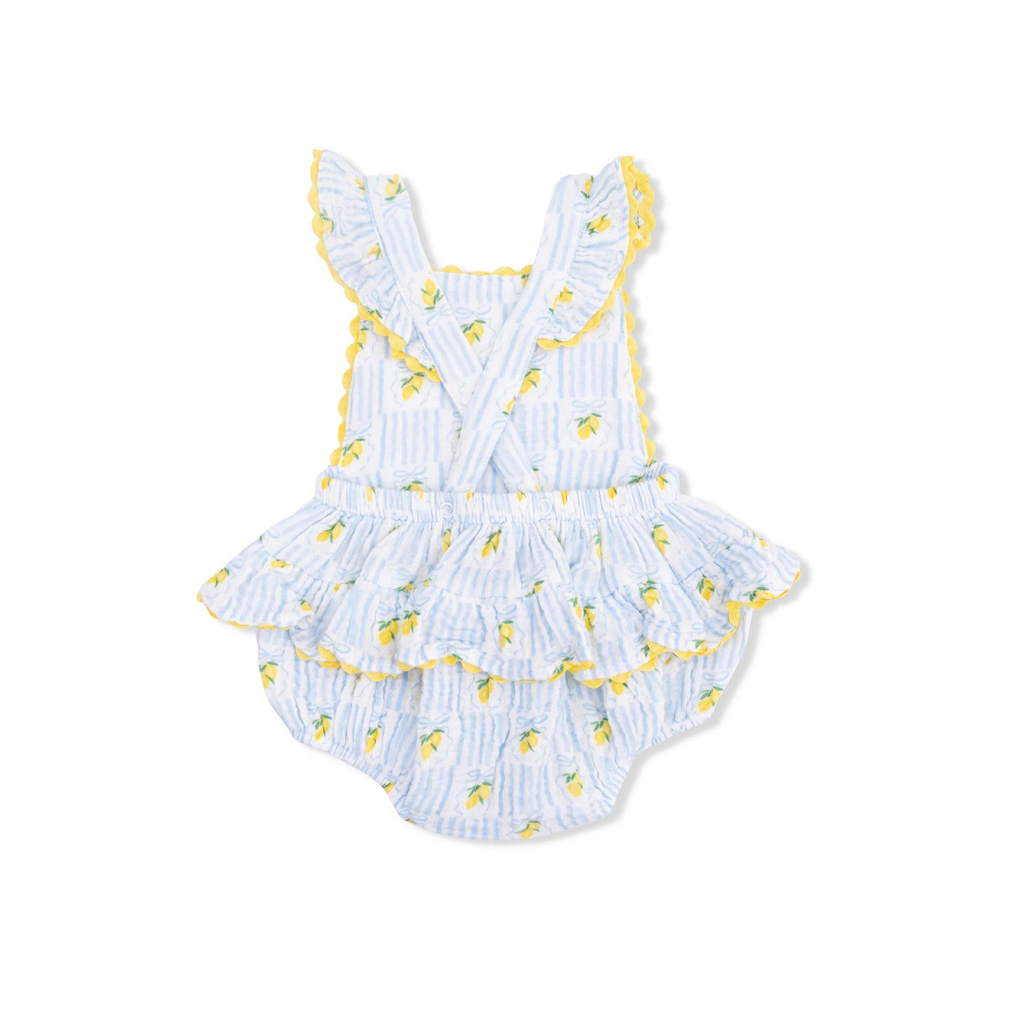 Ric Rac Ruffle Sunsuit | Lovely Lemons