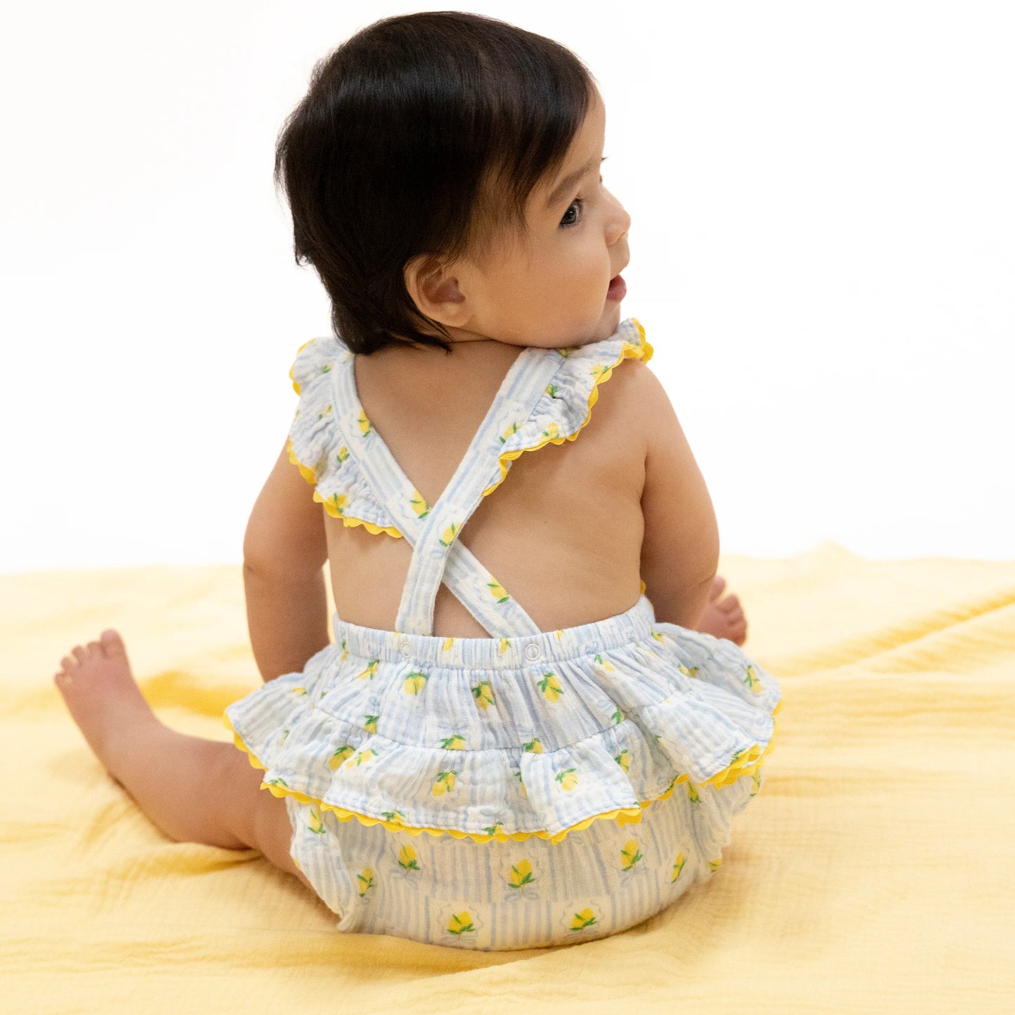 Ric Rac Ruffle Sunsuit | Lovely Lemons