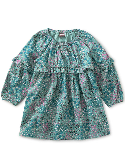 Empire Corduroy Baby Dress | Floral Camo