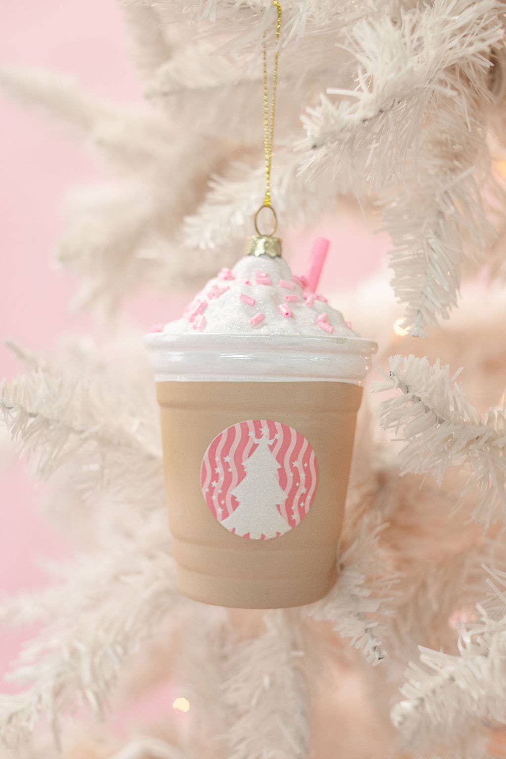 Coffee Drink Christmas Ornament | Frappe All the We Way
