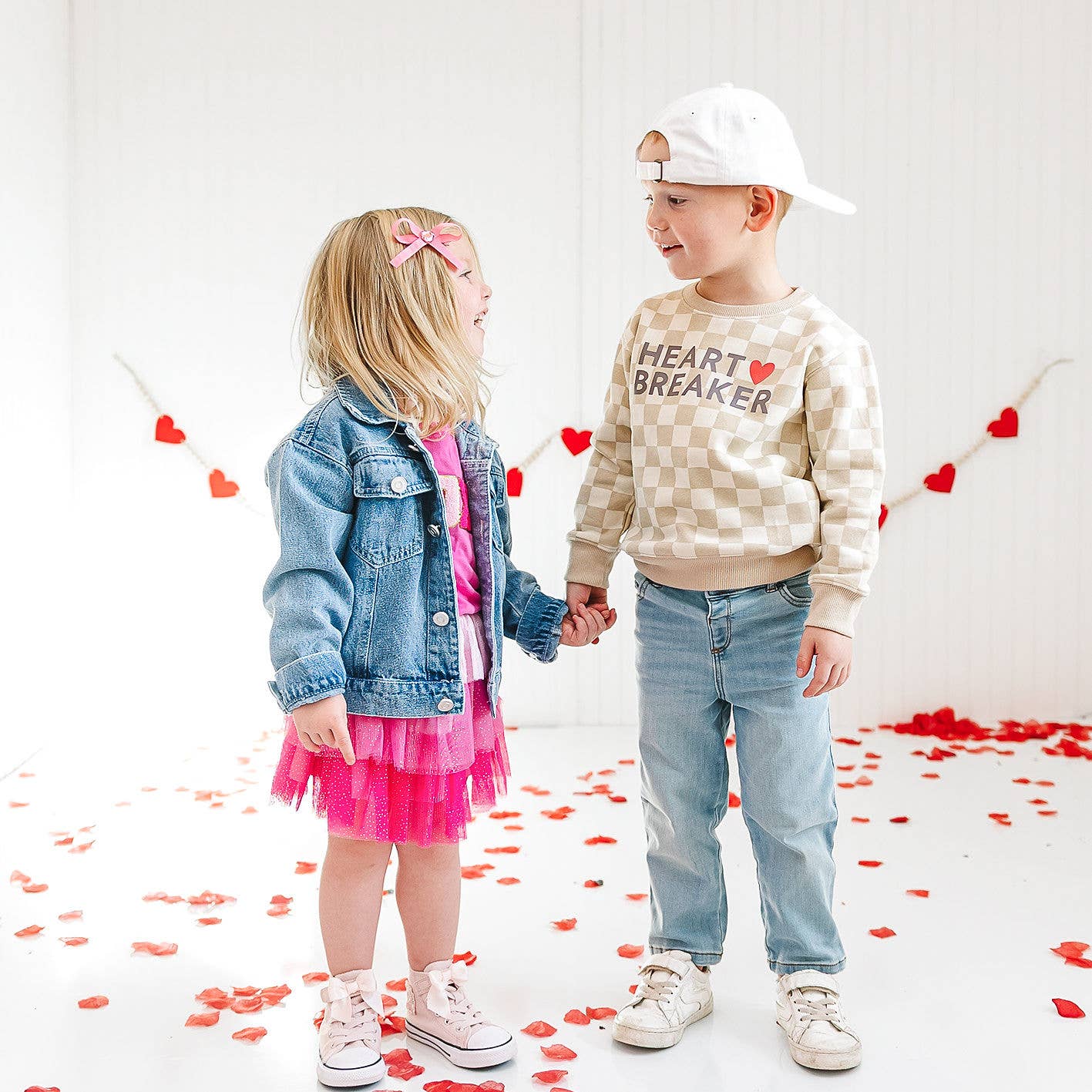 XOXO Patch Valentine's Day Short Sleeve T-Shirt