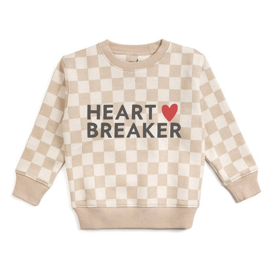 Heartbreaker Checkered Valentine's Day Sweatshirt