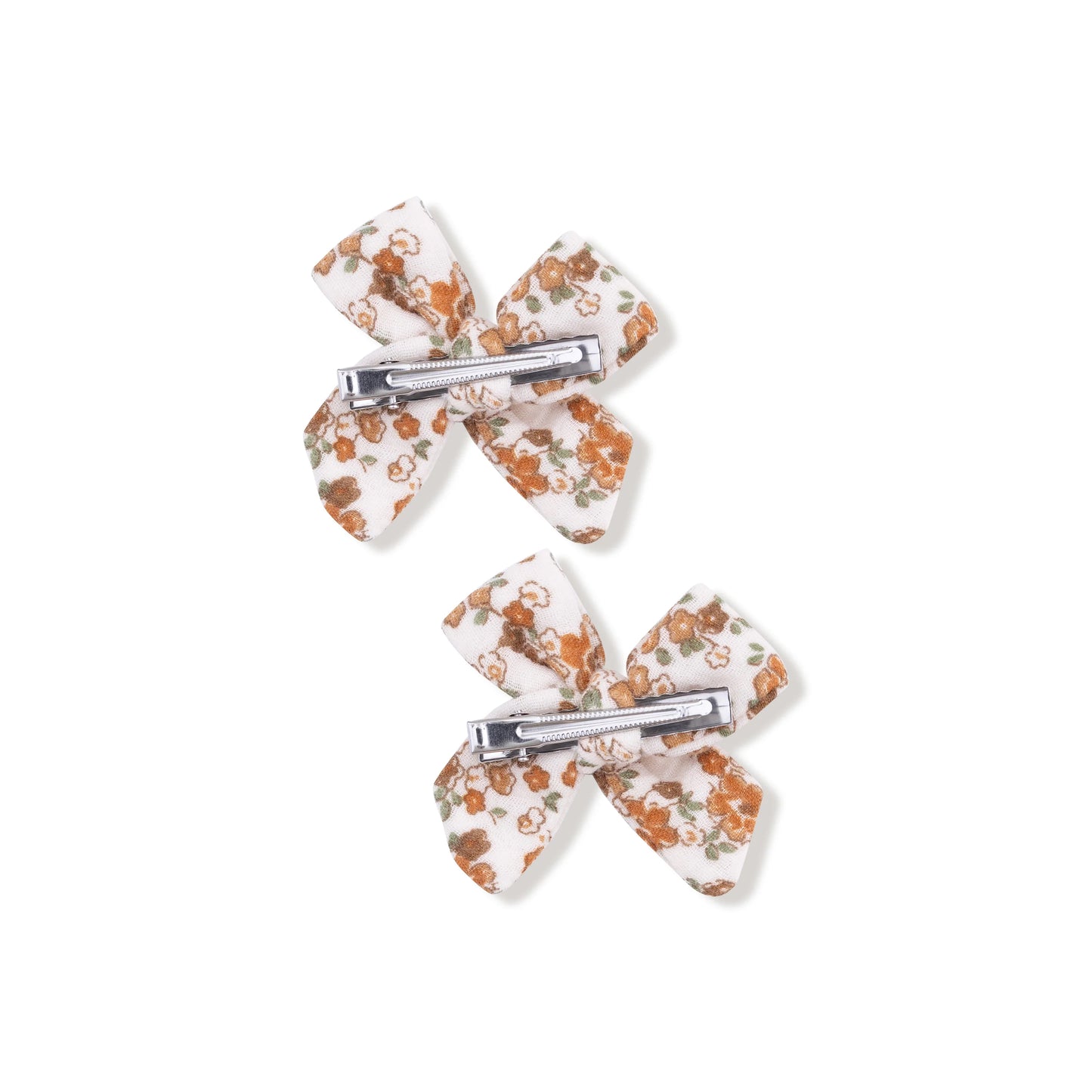 Prairie Calico Bow Clips
