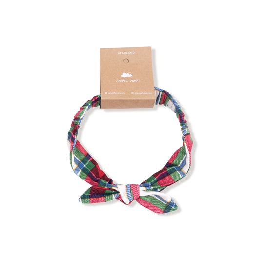 Knot Headband | Holiday Plaid