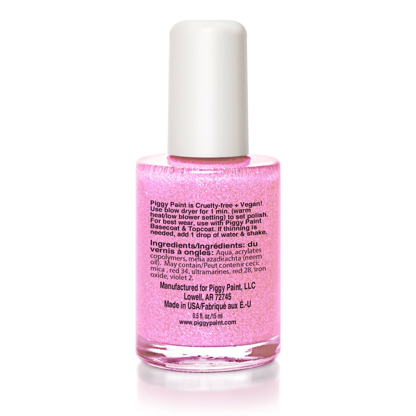 Piggy Paint - Tickled Pink Non-Toxic Kids Nail Polish