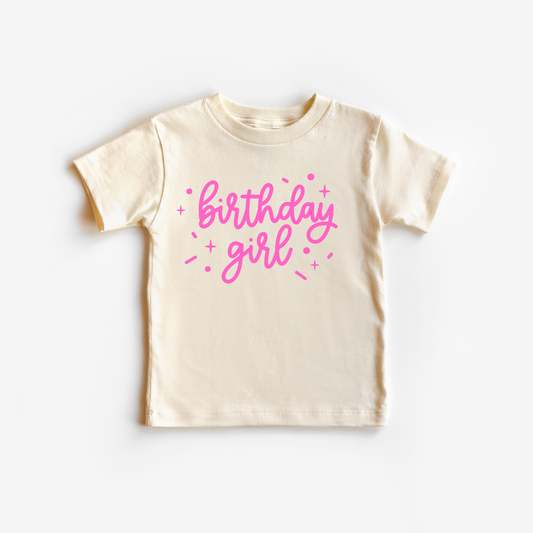 Birthday Girl Party Shirt | Natural