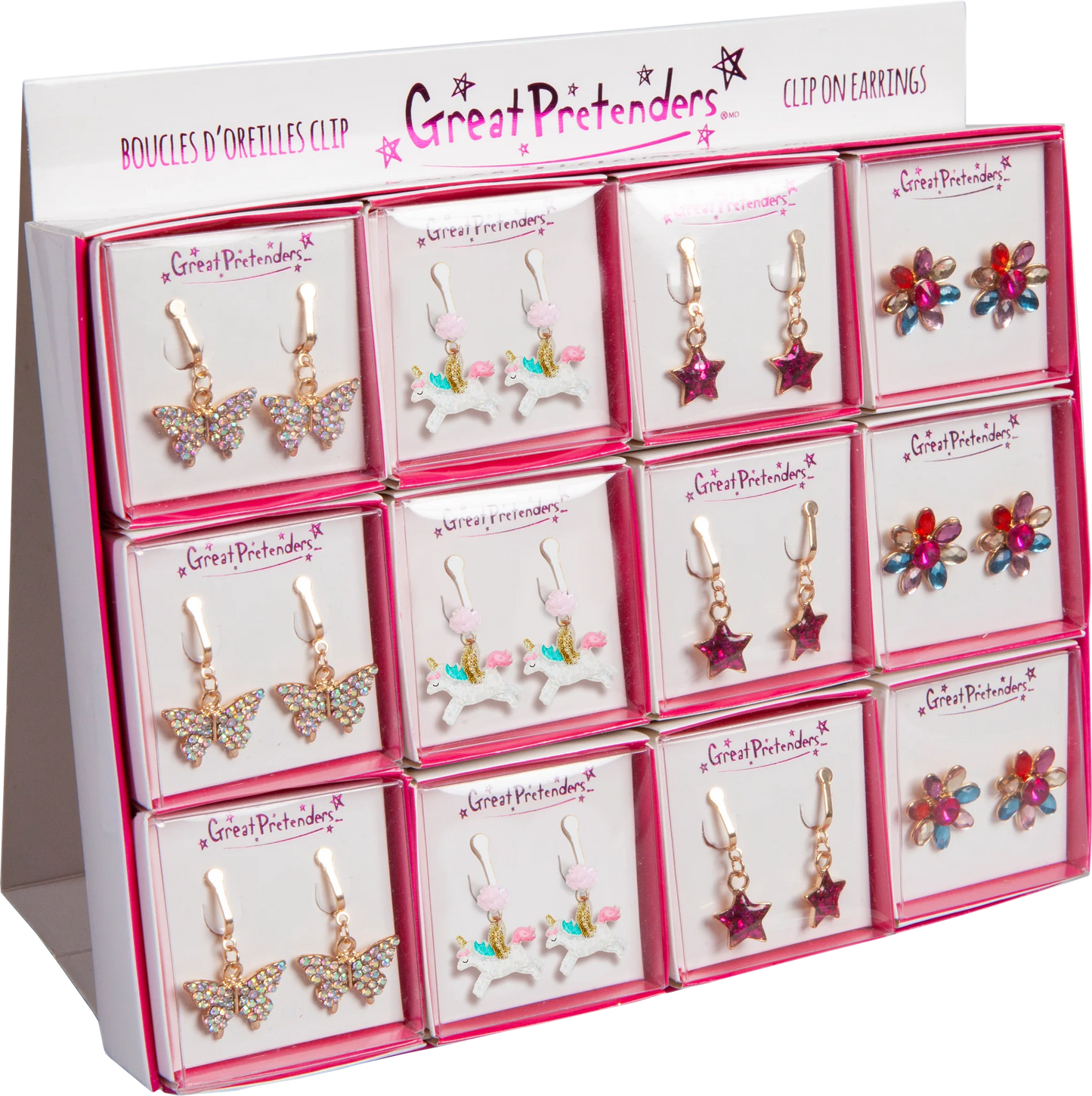 Assorted Clip On Earrings