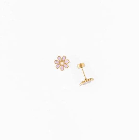 Daisy  Lilac / Pair Earrings