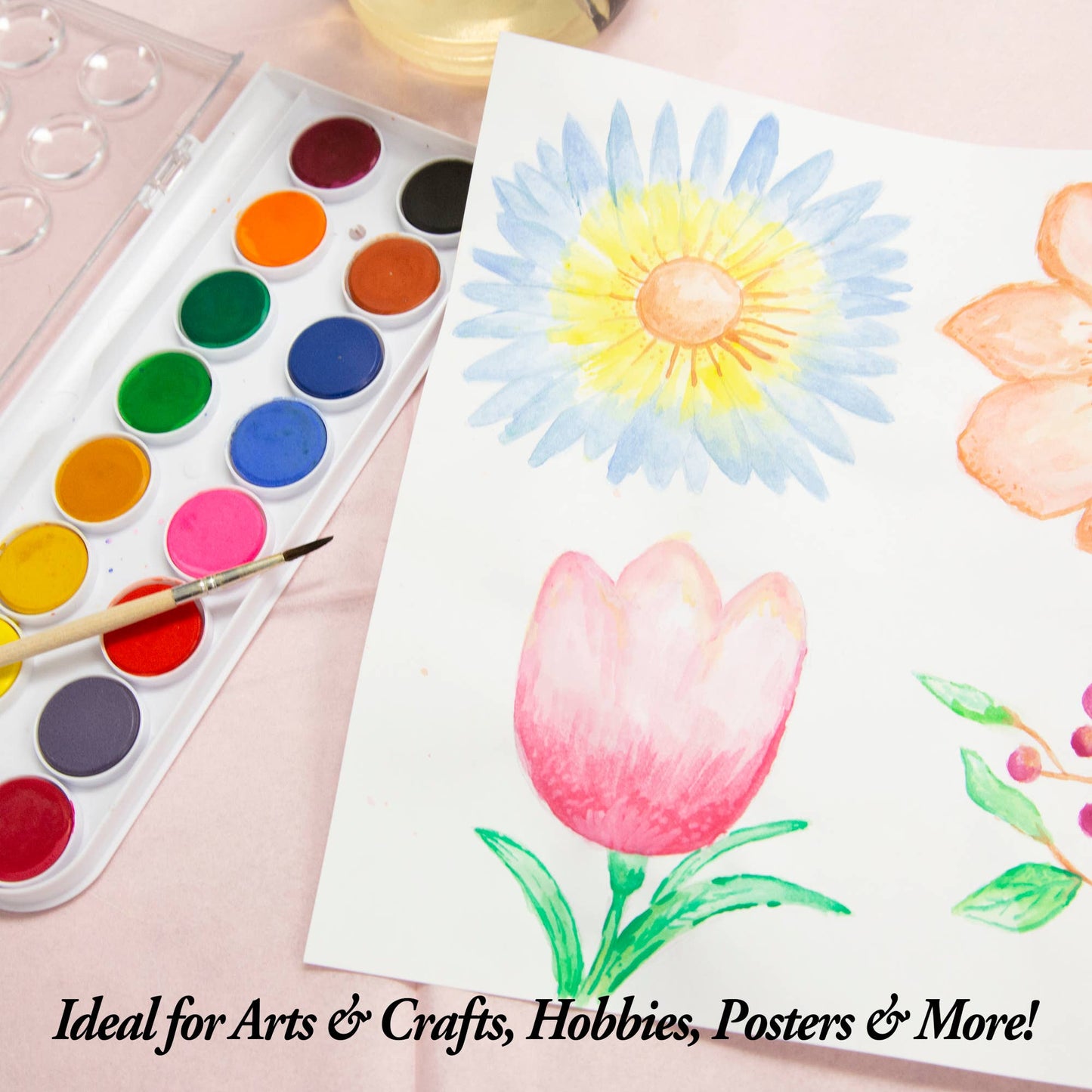 Watercolor w/ Brush 16 Color