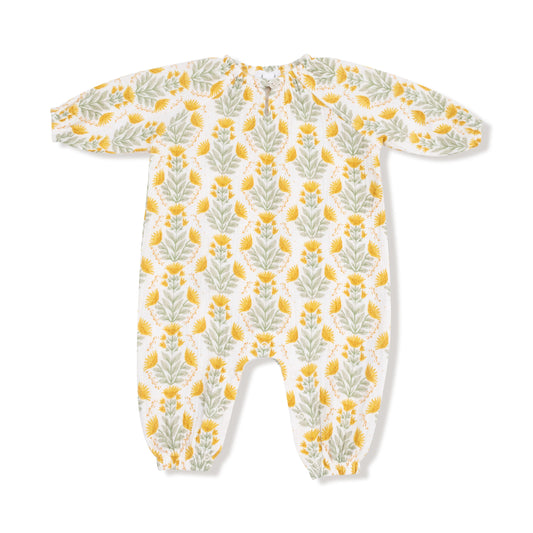 Peasant Romper | Winter Dandelions