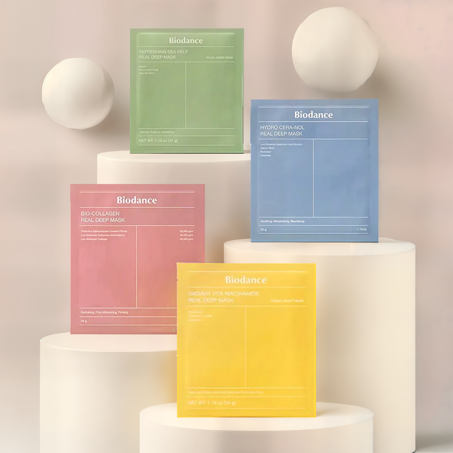 [Biodance] Bio Collagen Real Deep Overnight Mask : Collagen(Pink)