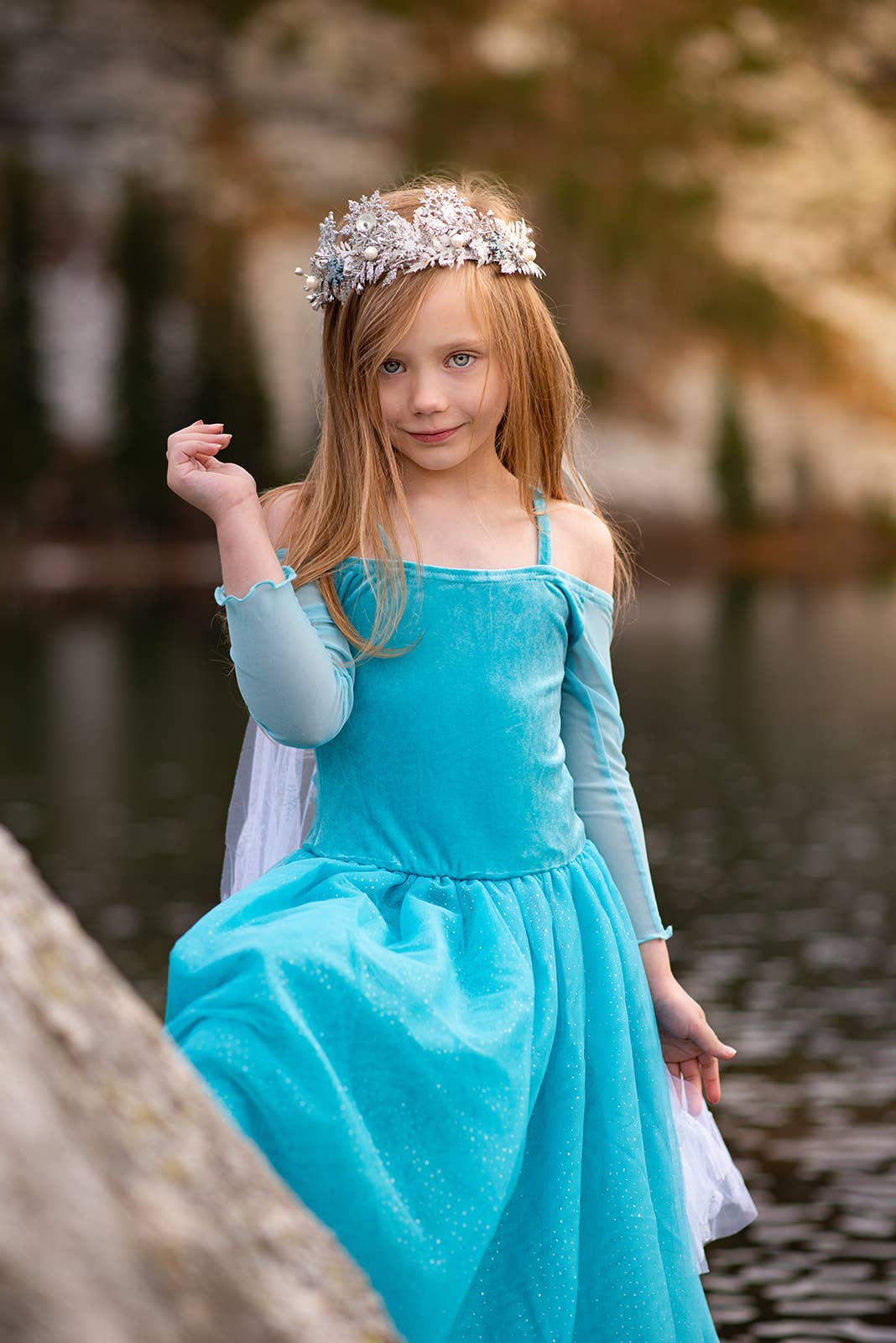 Joy Costumes by Teresita Orillac - The Snowflake Queen Costume Dress: XS (2-3years)