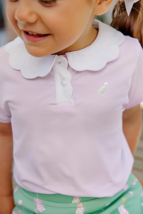 Prepletic™ Preppy Polo | Valley High Violet Stripe
