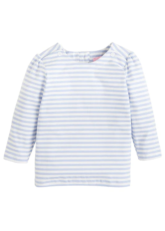 Rosie Blouse | Blue Stripe