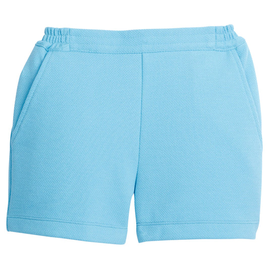 Basic Shorts | Turquoise Pique