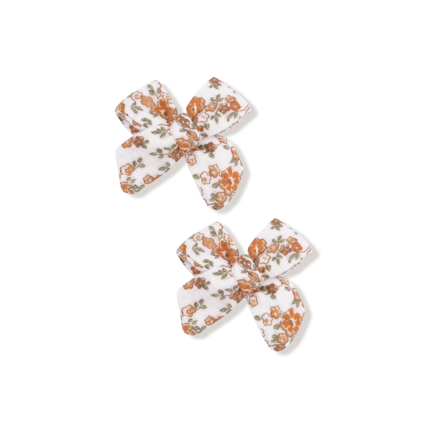 Prairie Calico Bow Clips