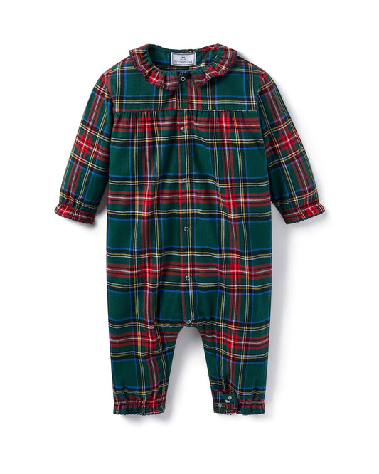 Brushed Twill Madeline Romper | Kensington Tartan
