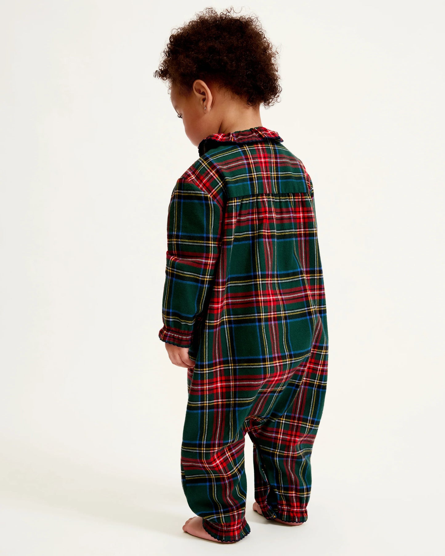 Brushed Twill Madeline Romper | Kensington Tartan