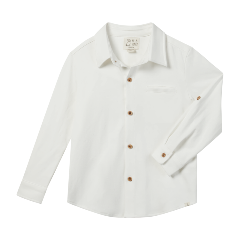 Me & Henry Columbia White Shirt