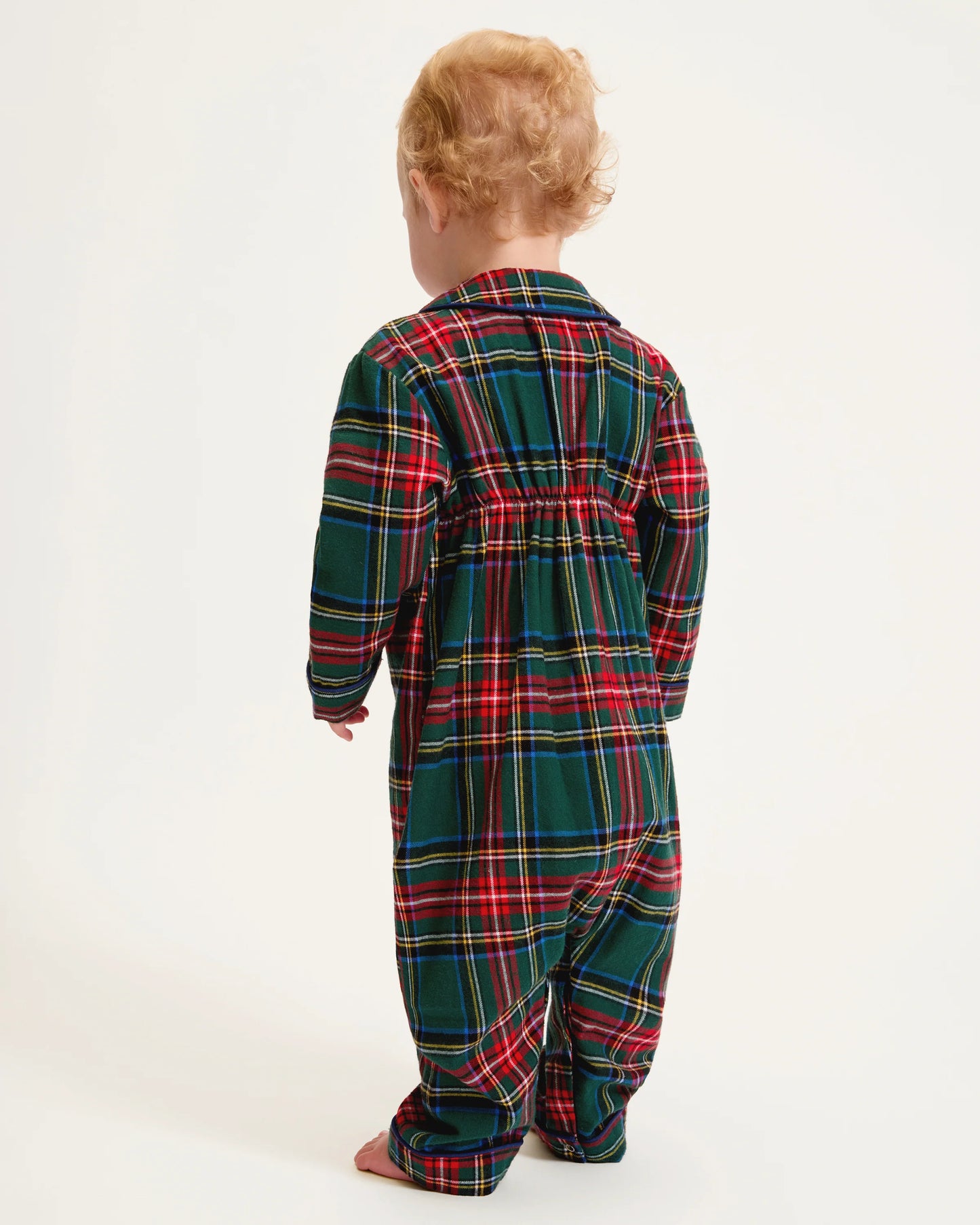 Baby's Brushed Twill Cambridge Romper | Kensington Tartan