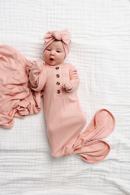 Piper Plush Knotted Gown