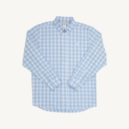 Dean's List Dress Shirt | Barrington Blue Gingham