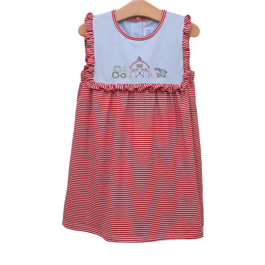 Farm Embroidery Dress