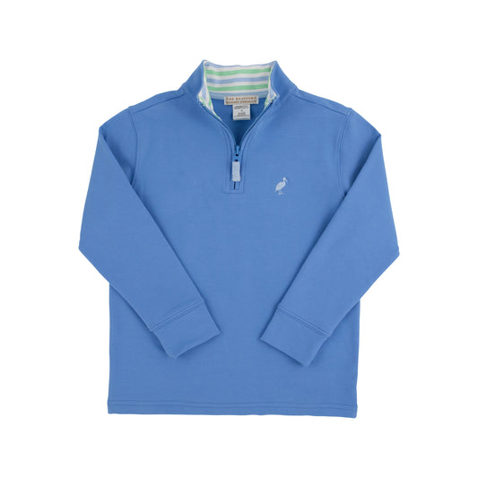 Hayword Half-Zip | Sunrise Blvd. Blue with Kennedy Cruise Stripe with Beale Street Blue Stork