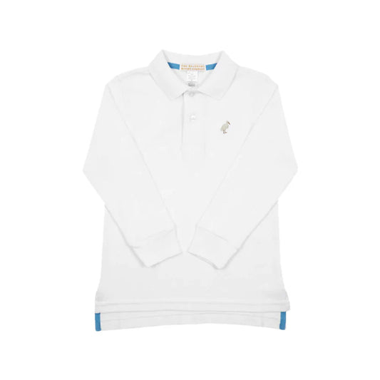Prim & Proper Long Sleeve Shirt with Khaki Chocolate