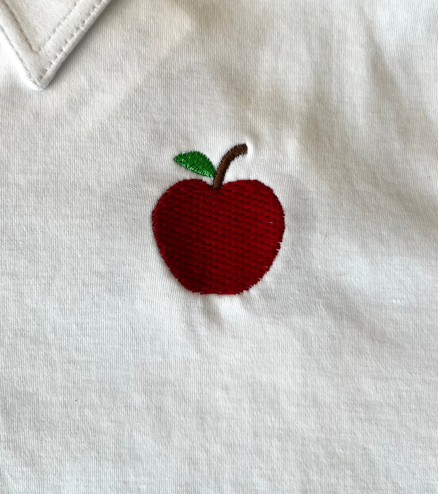 Griffin Pima Polo with Apple Embroidery