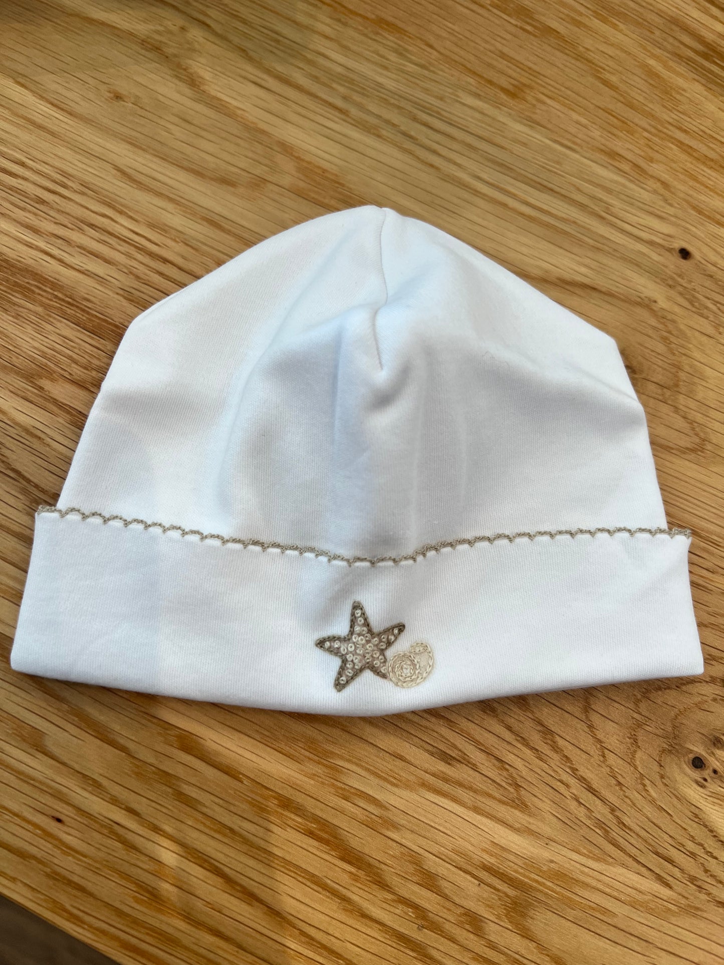 Seashore Treasure Embroidered Hat | Sand