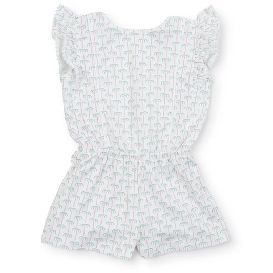 Rae Romper | Pacific Palms Pink