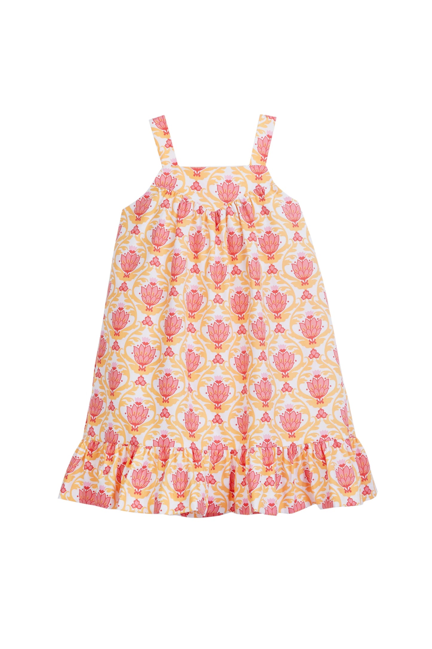 Kk Dress | Coral Lotus Blossom