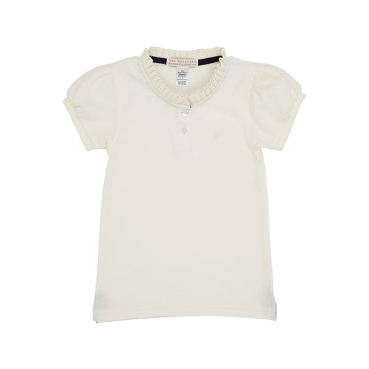 Little Miss Prim & Proper Polo | Palmetto Pearl