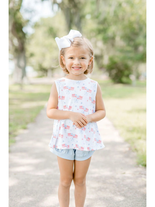 Lottie Knit Bloomer Banded Short Set | Our Country