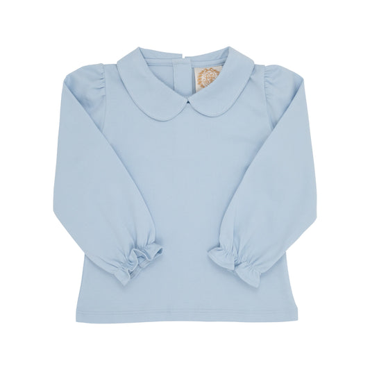 Maude's Peter Pan Collar Shirt Pima | Buckhead Blue