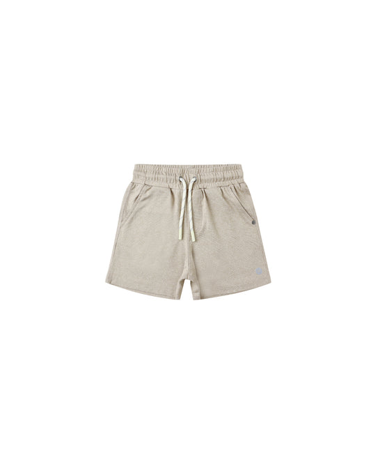 Oceanside Tech Short || Heathered Stone