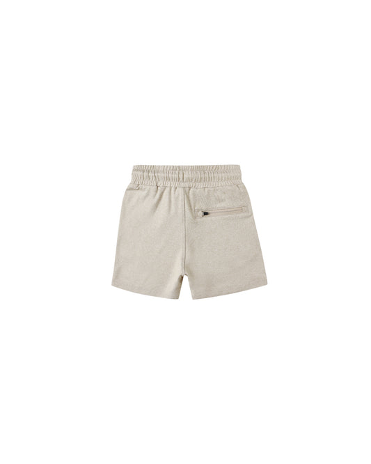 Oceanside Tech Short || Heathered Stone