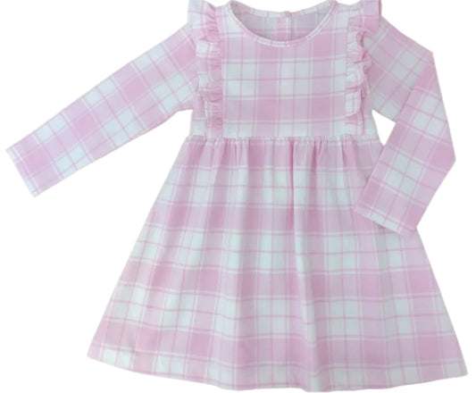 Harper Dress | Pink Check