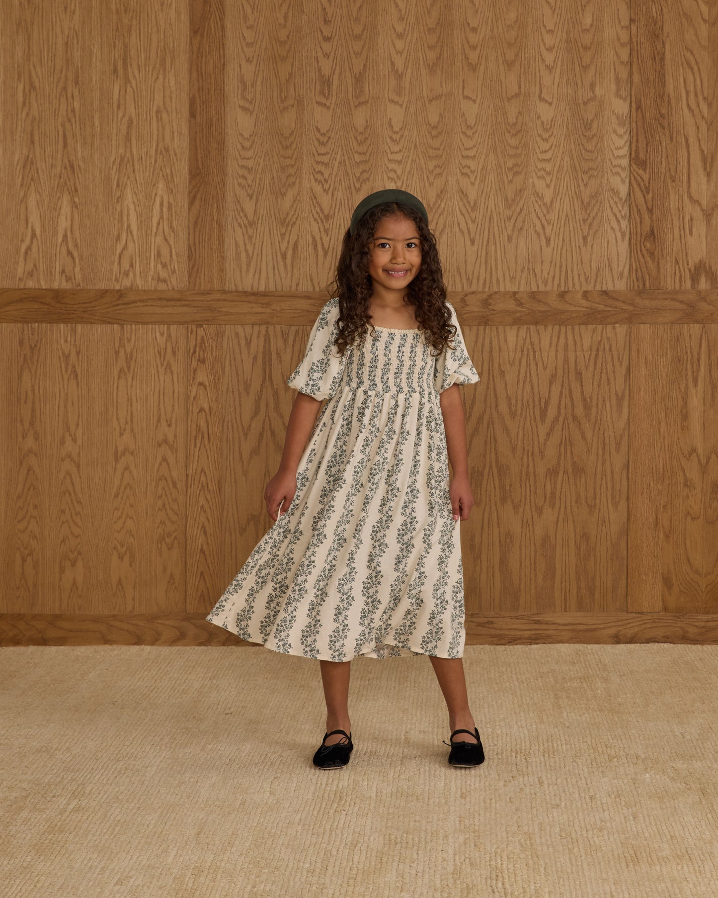 Della Dress || Green Vines