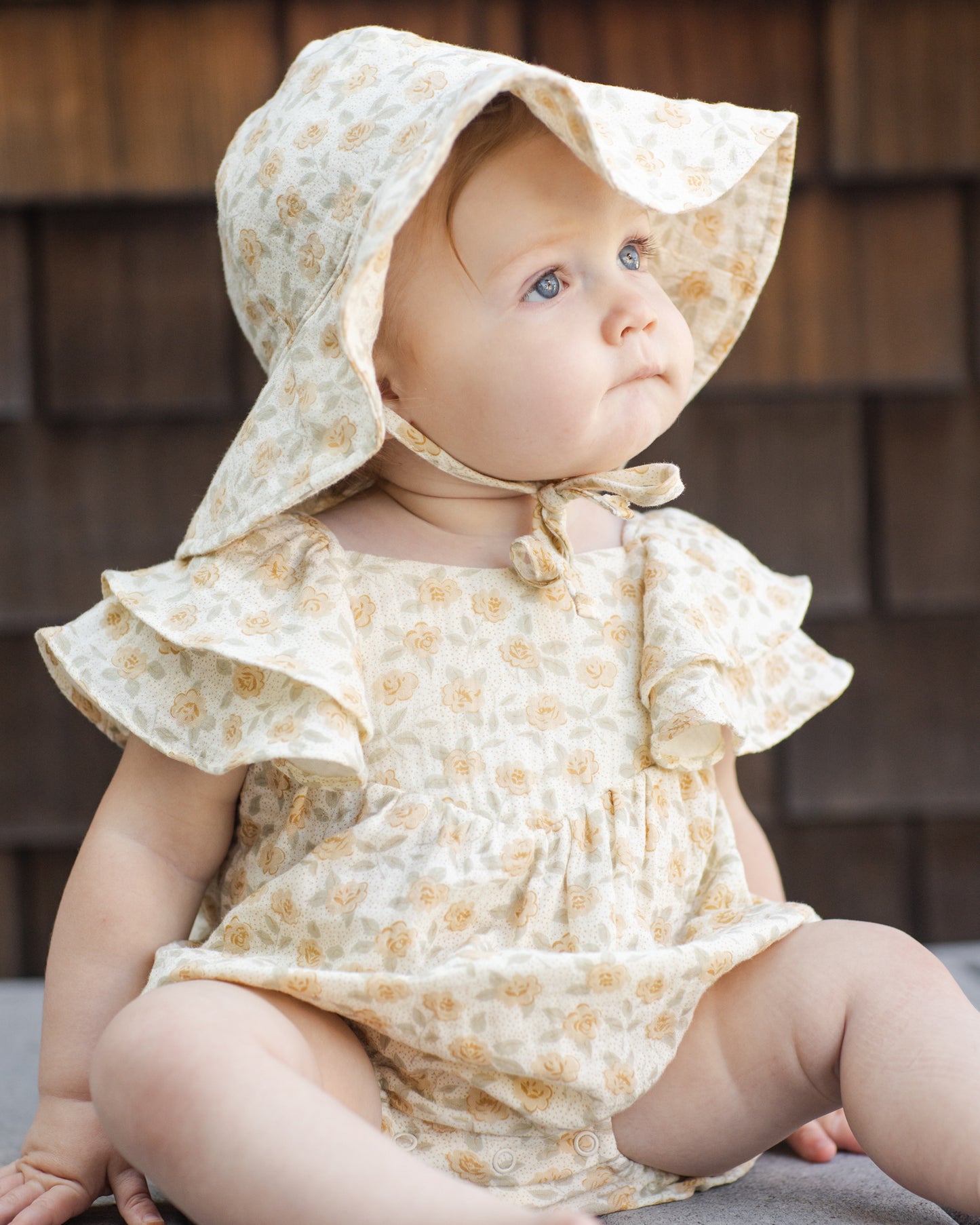 Roxy Romper || Yellow Floral