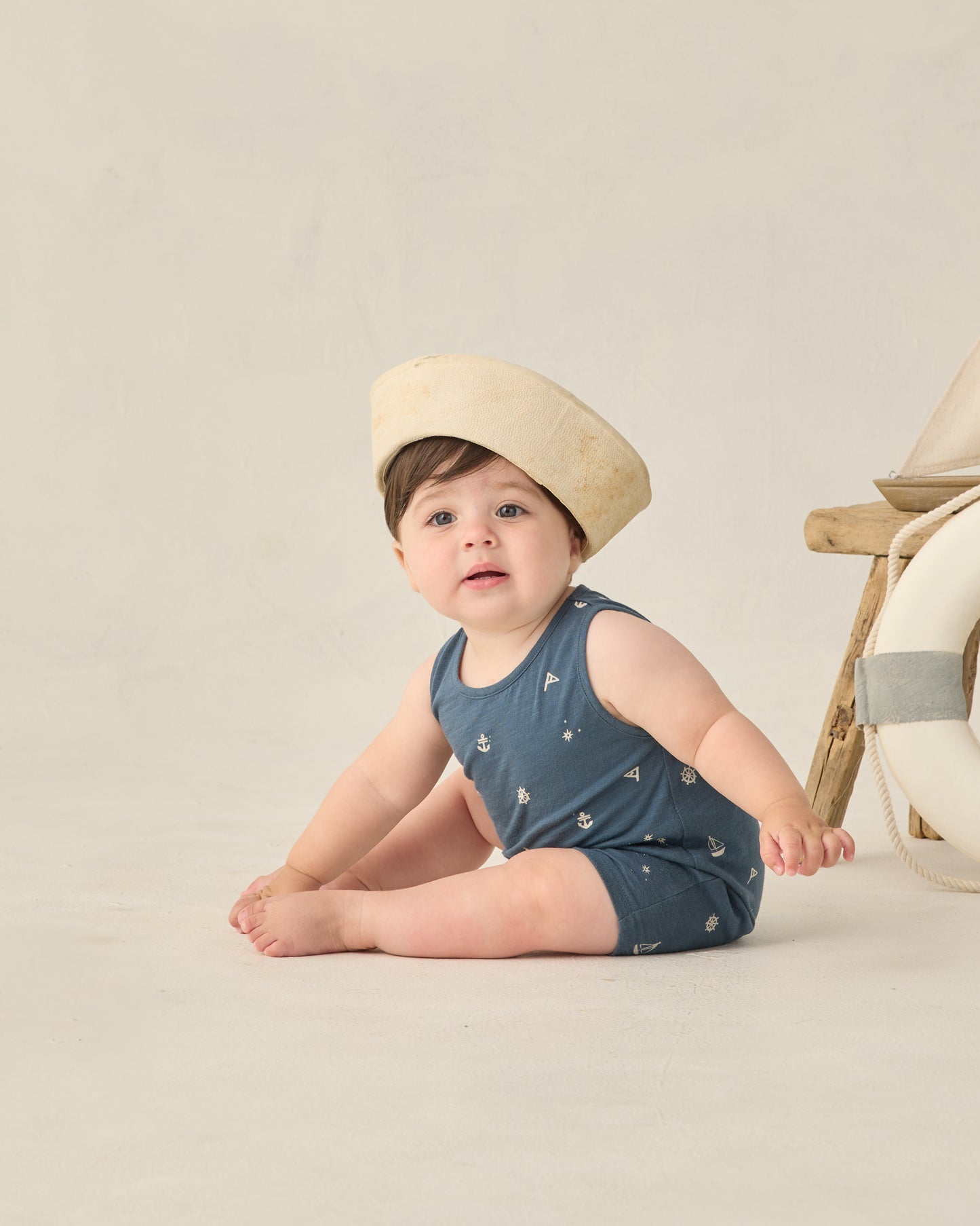 Sleeveless One-Piece || Maritime