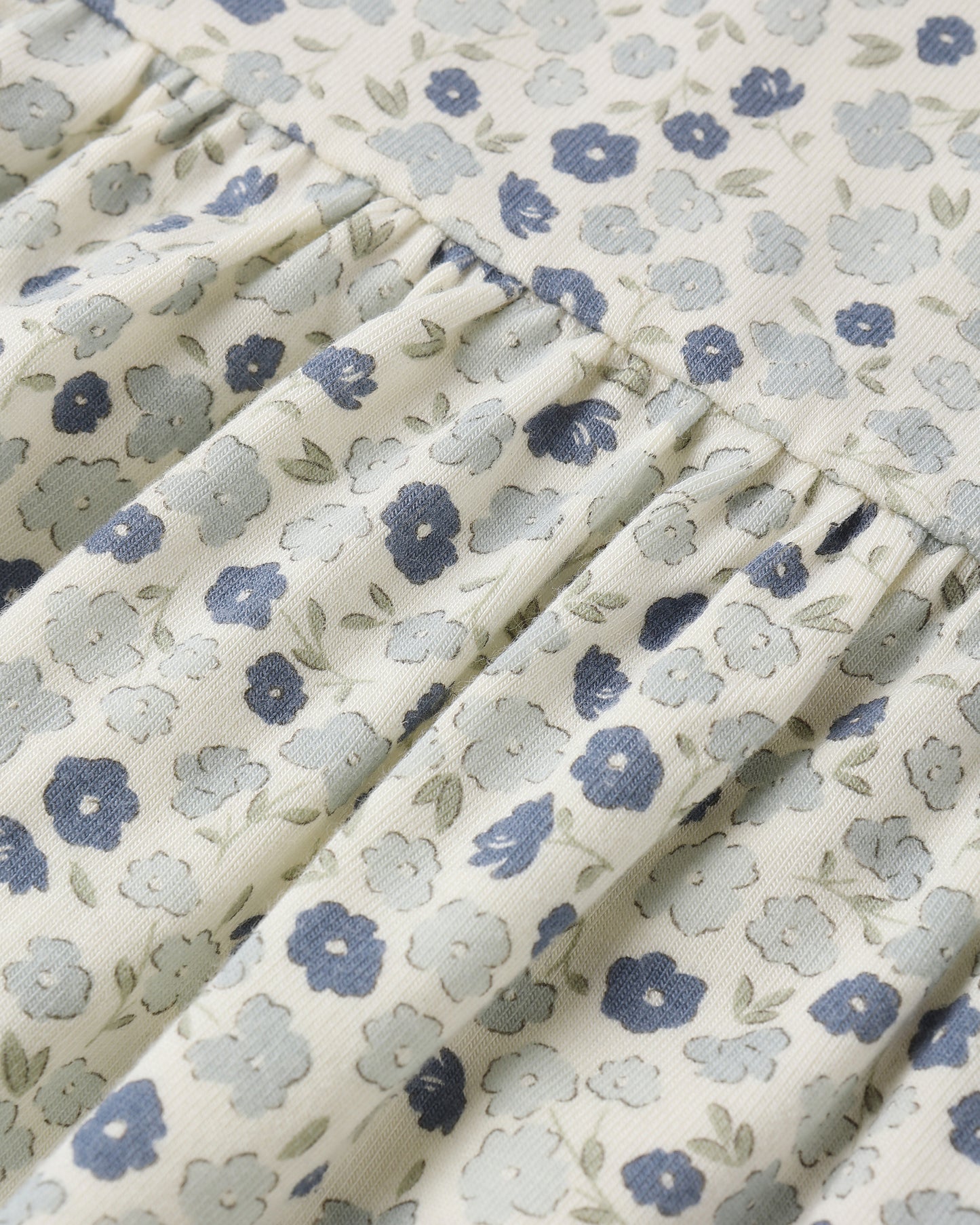 Babydoll Dress || Blue Ditsy