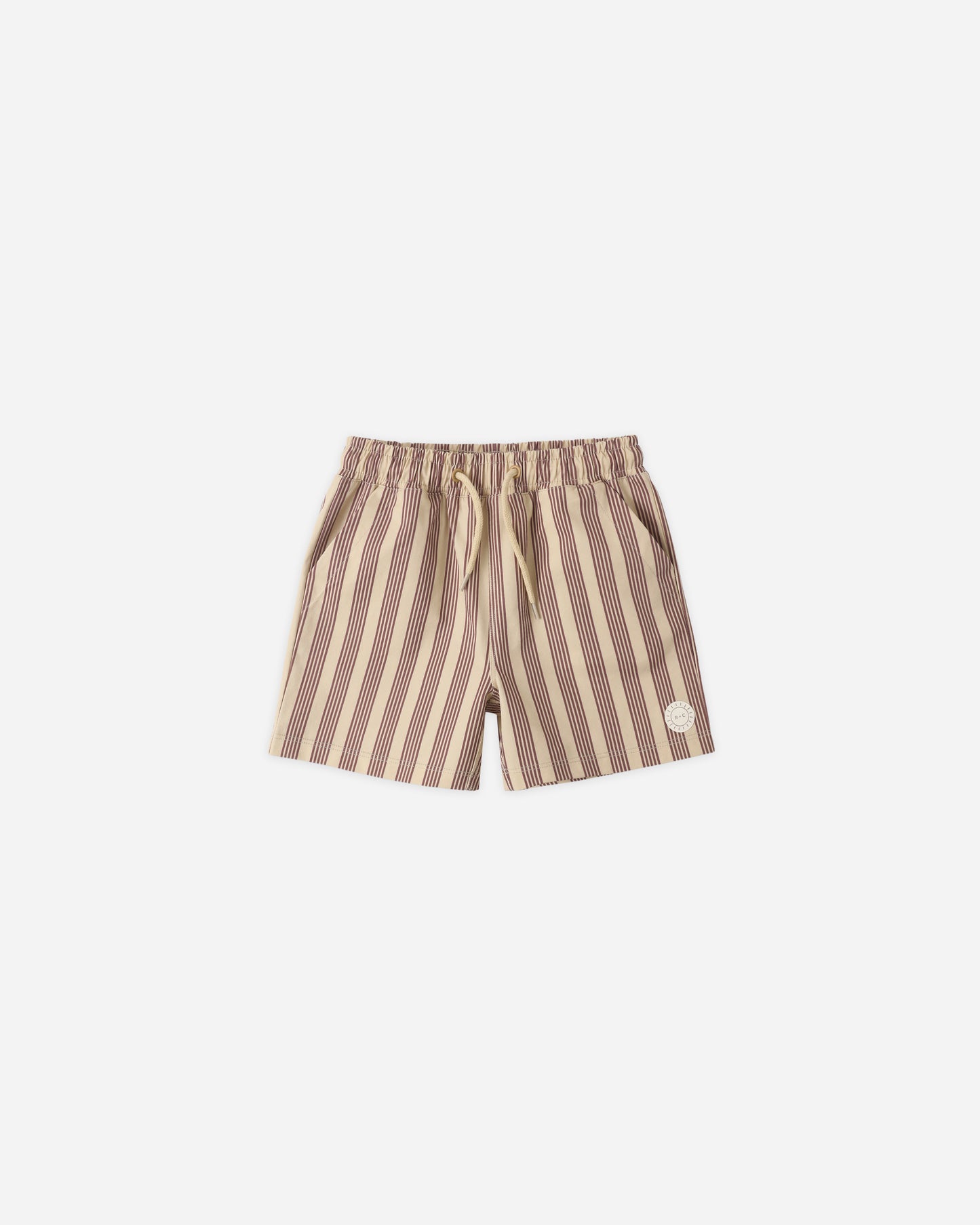 Boardshort || Brown Butterscotch Stripe